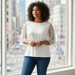 166 - MEDIUM WHITE TOP